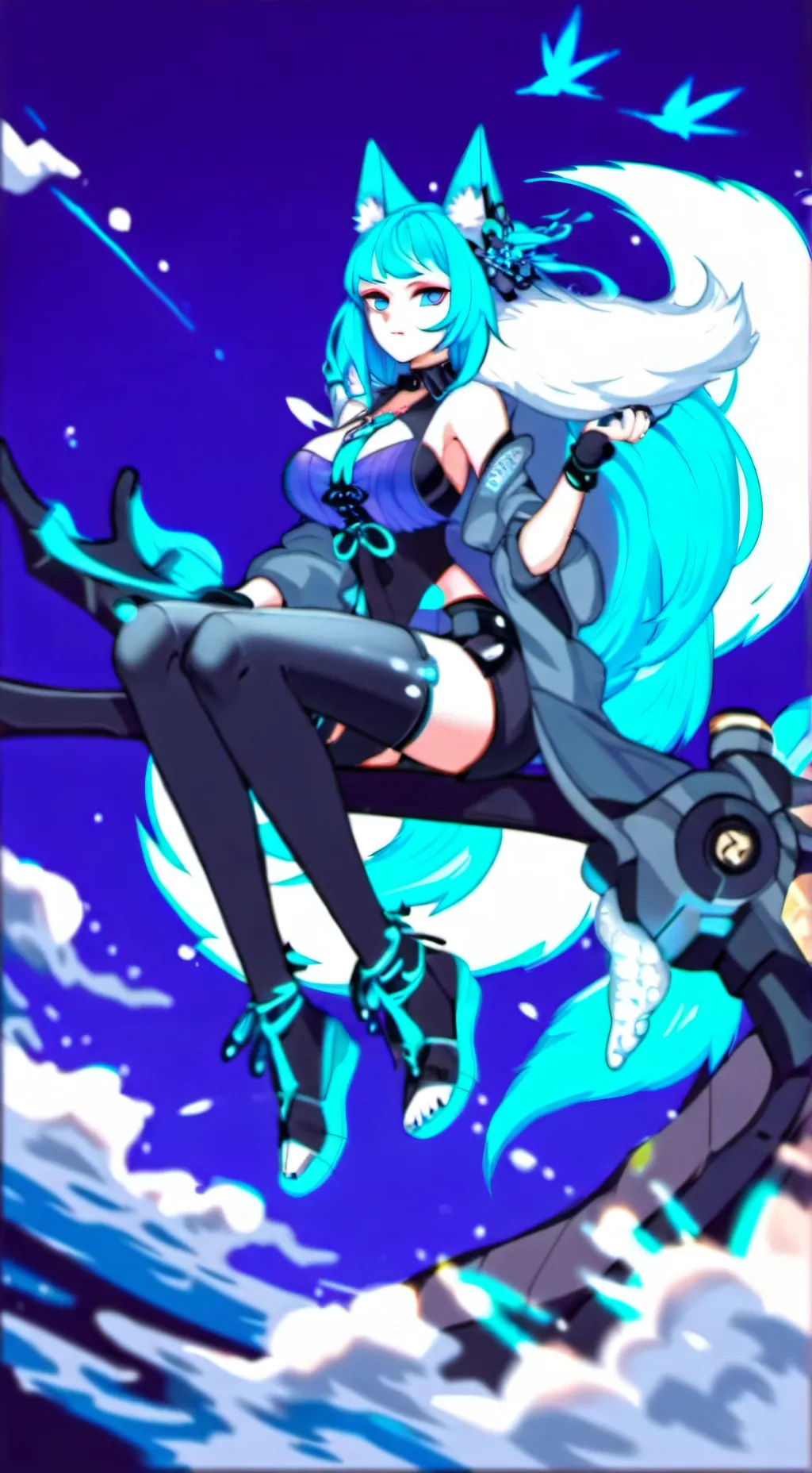 ai character: frutra kitsune background