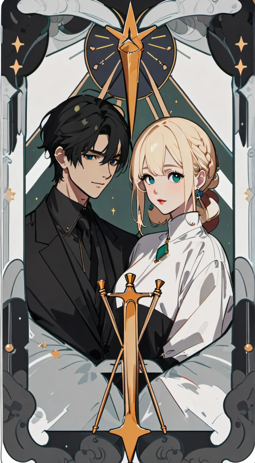 ai character: Alex and leah background