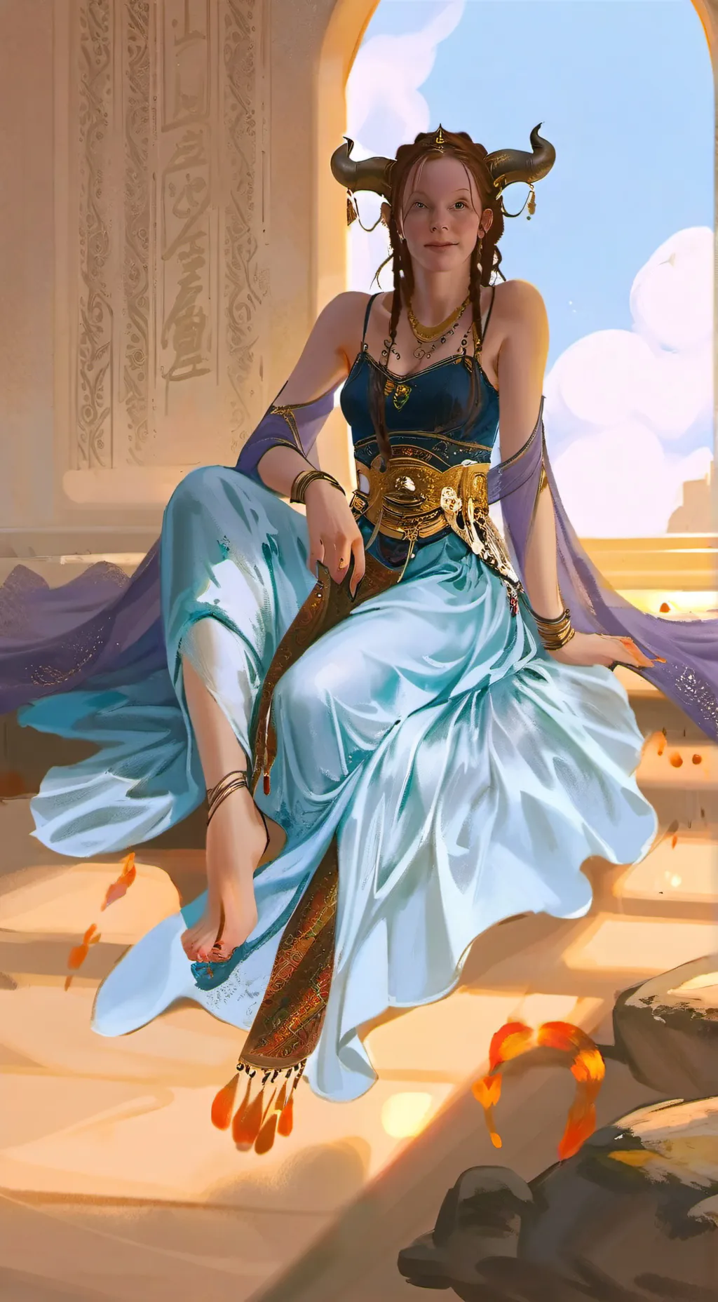 ai character: Alara background