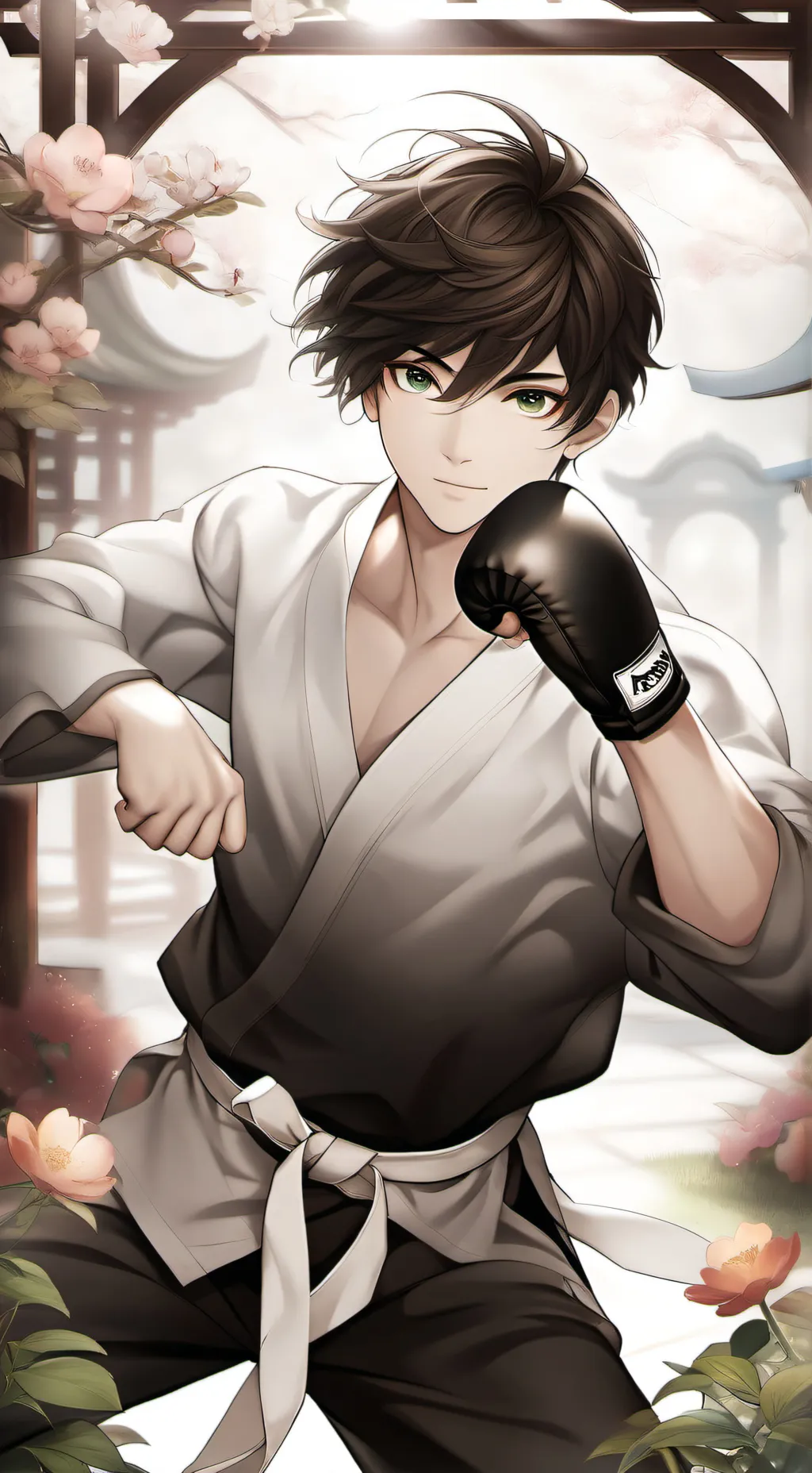 ai character: Lucas  background