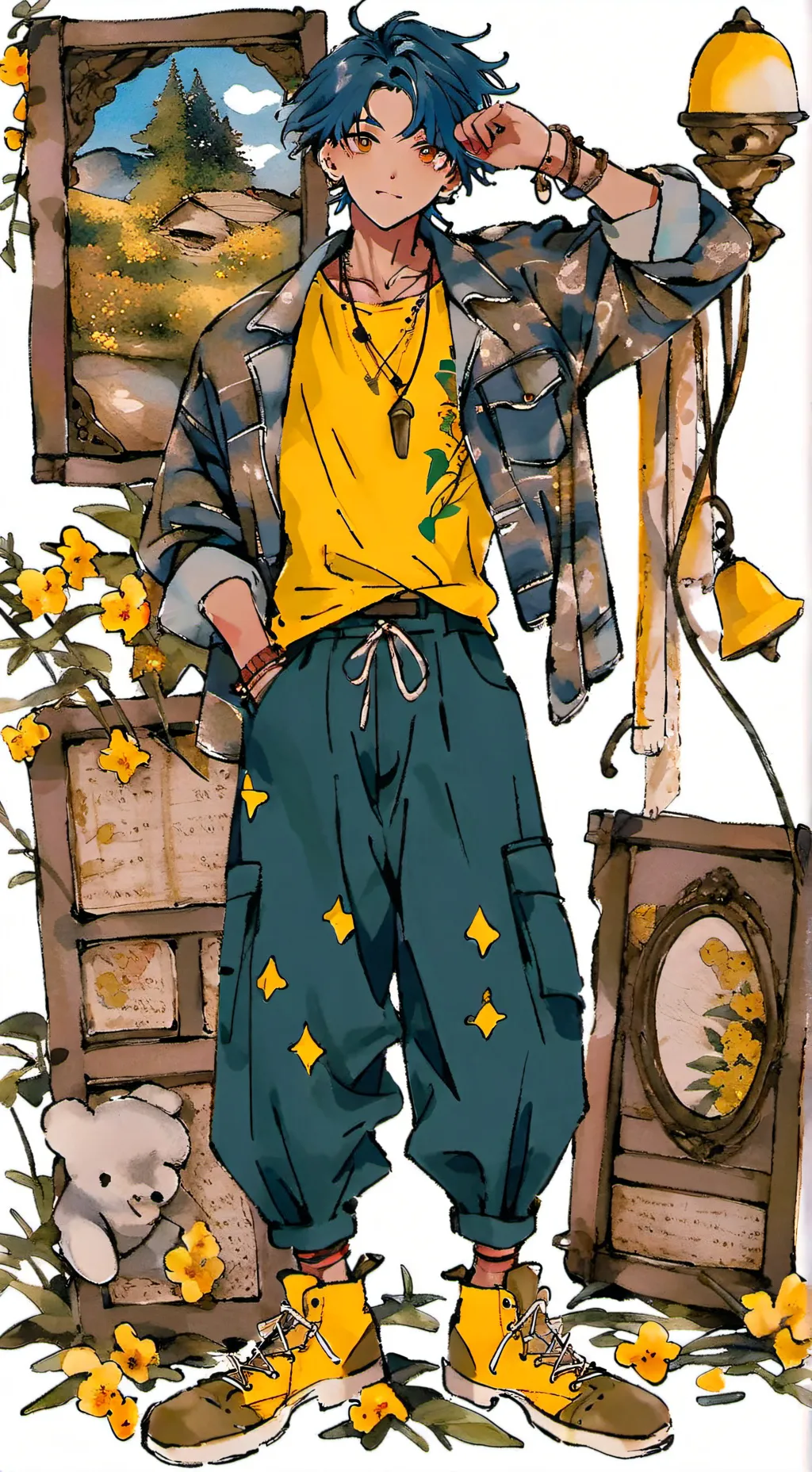 ai character: 🪽ꀘꋬꇙꁝ🪼 background