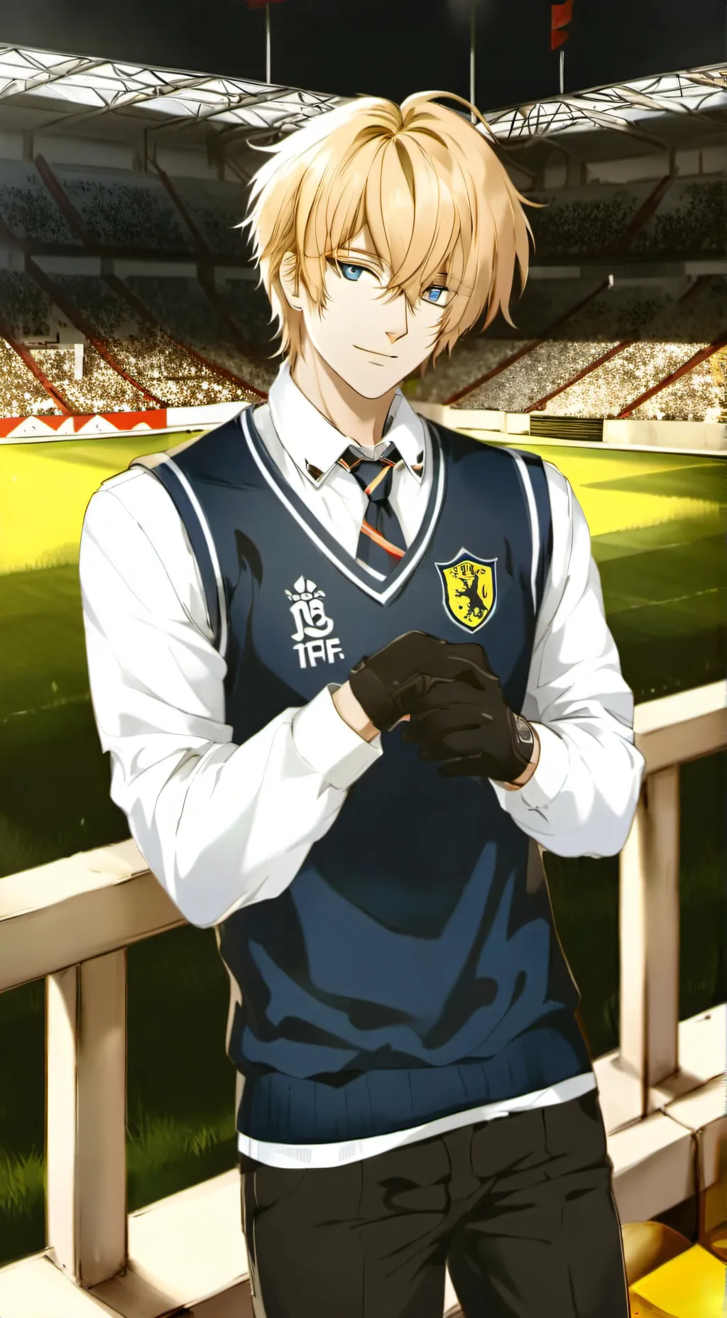 ai character: androw  background