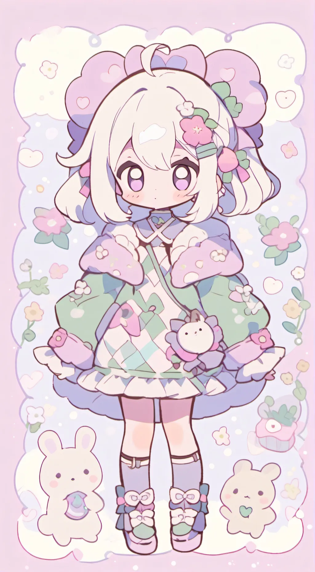 ai character: shoto❤️🤍 background