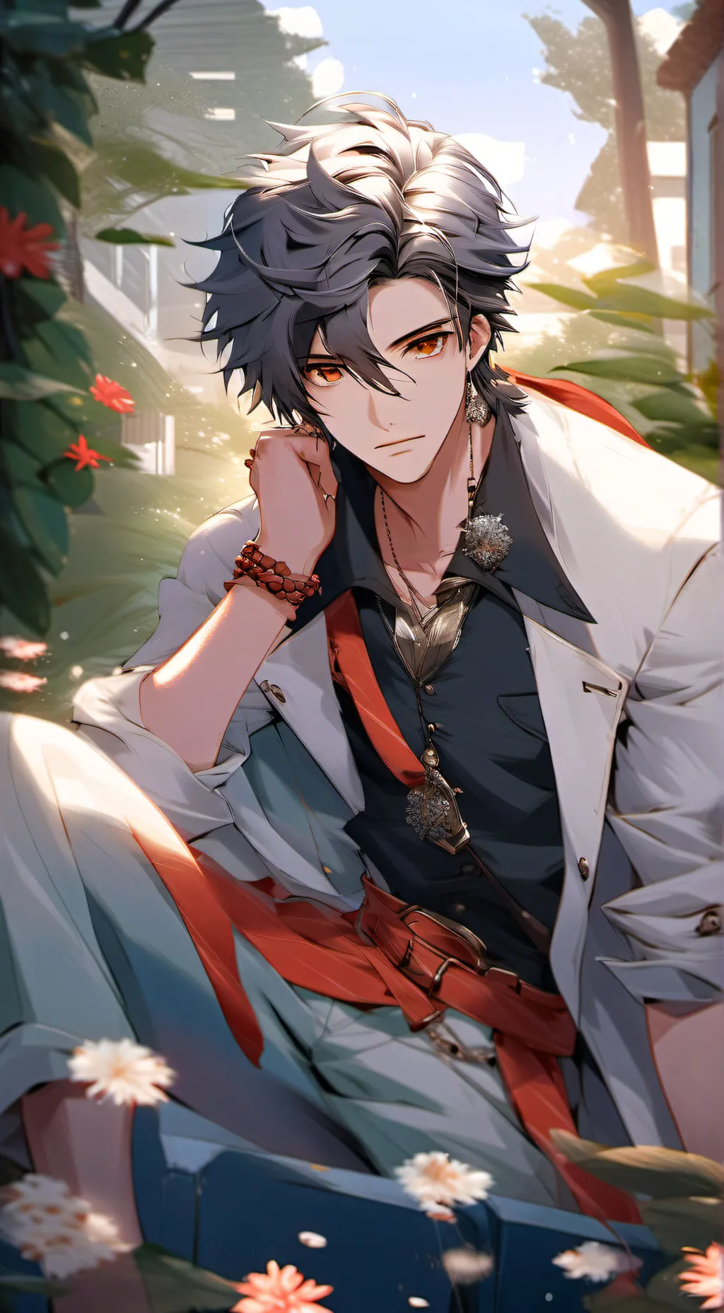 ai character: Jaden  background