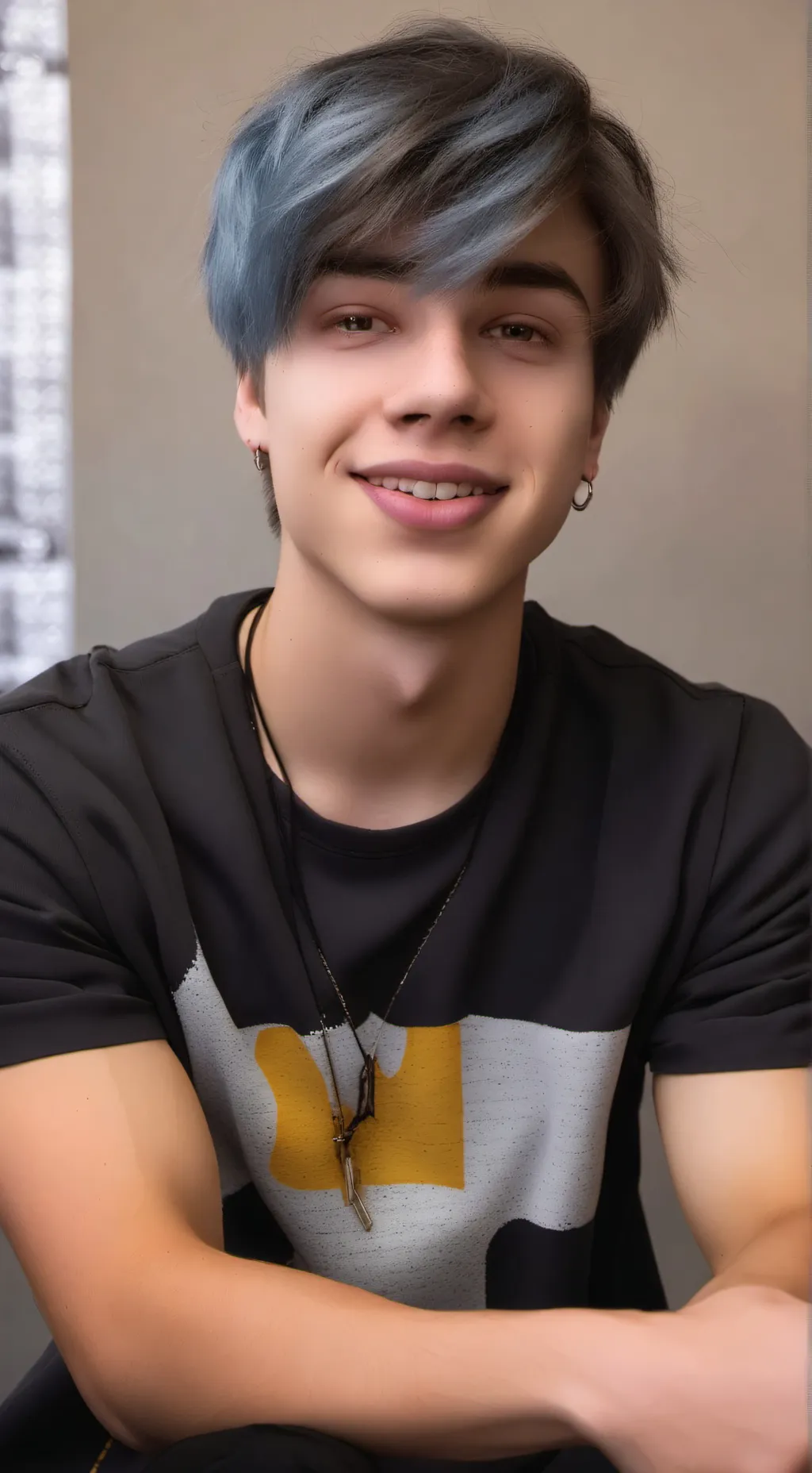 ai character: Colby Brock  background