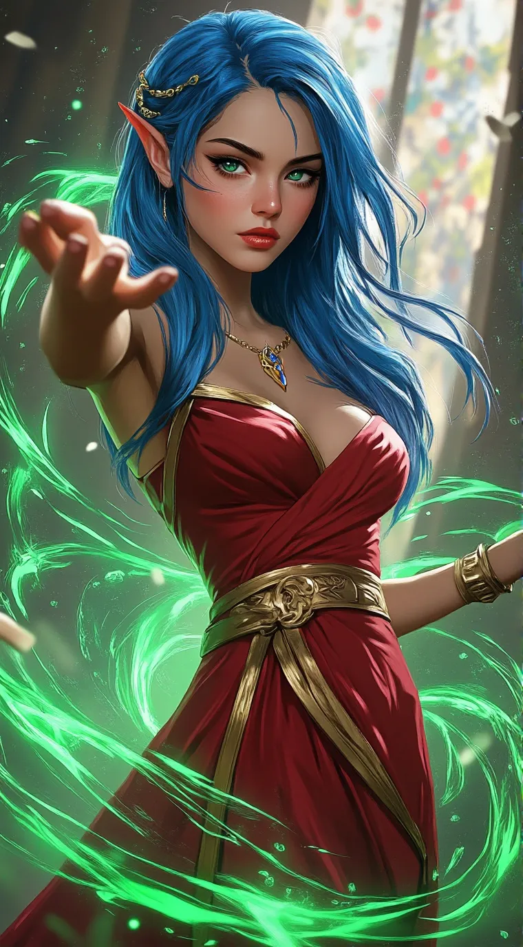 ai character: Maria  background