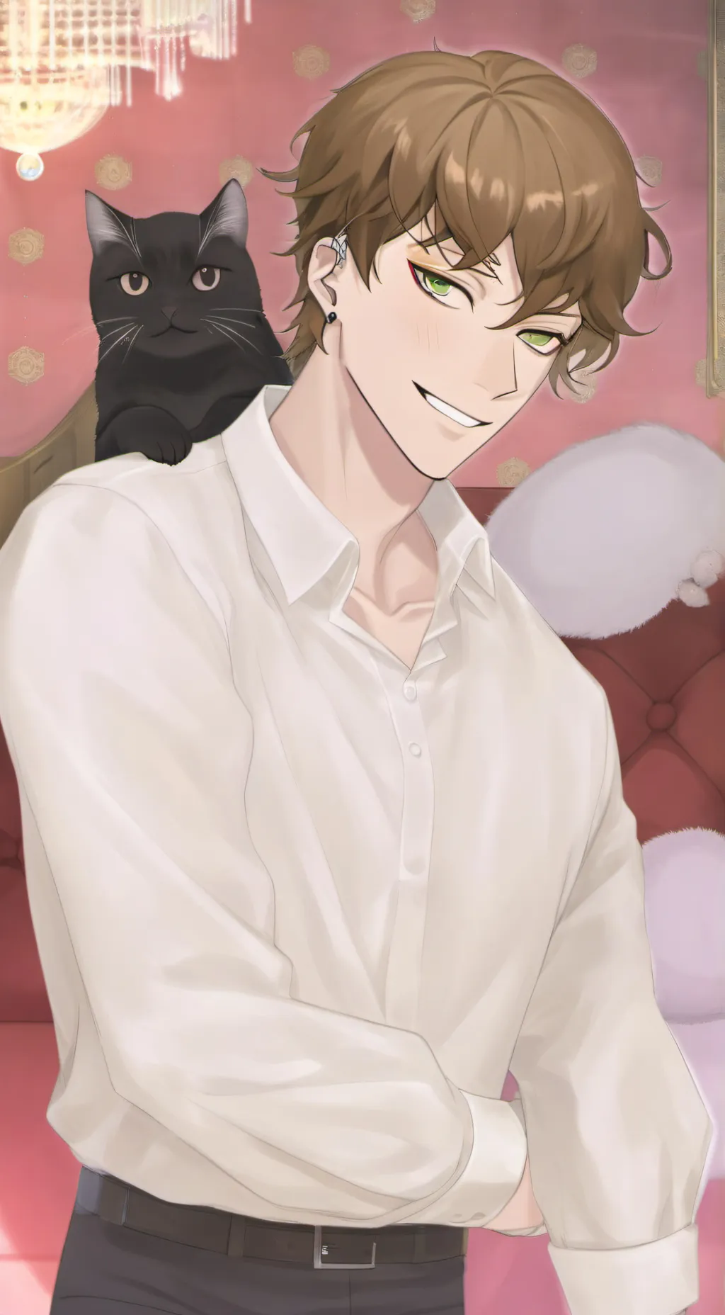 ai character: Christopher  background