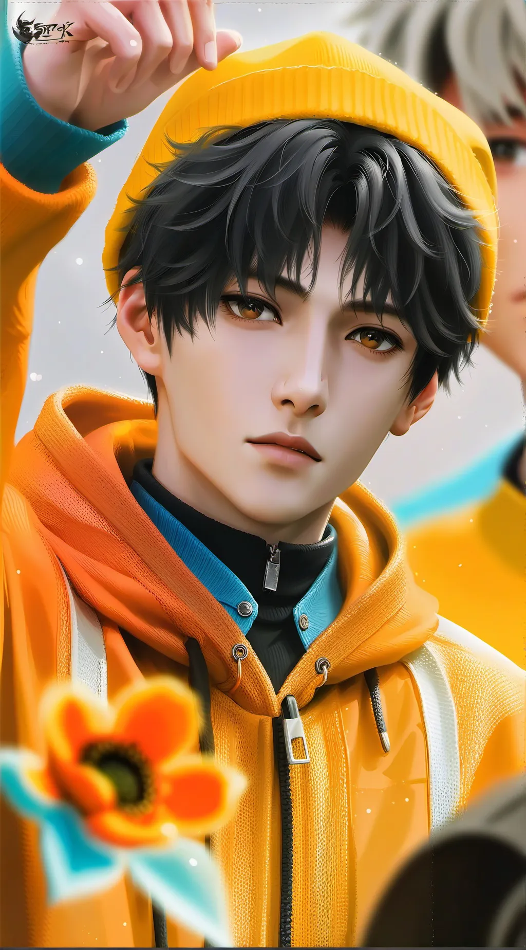 ai character: Bangchan  background
