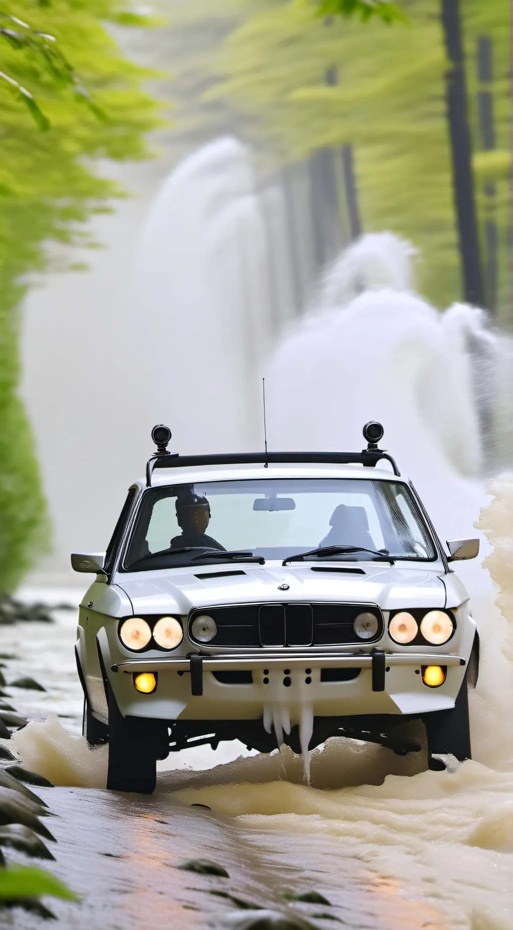 ai character: Squid game(guards) background