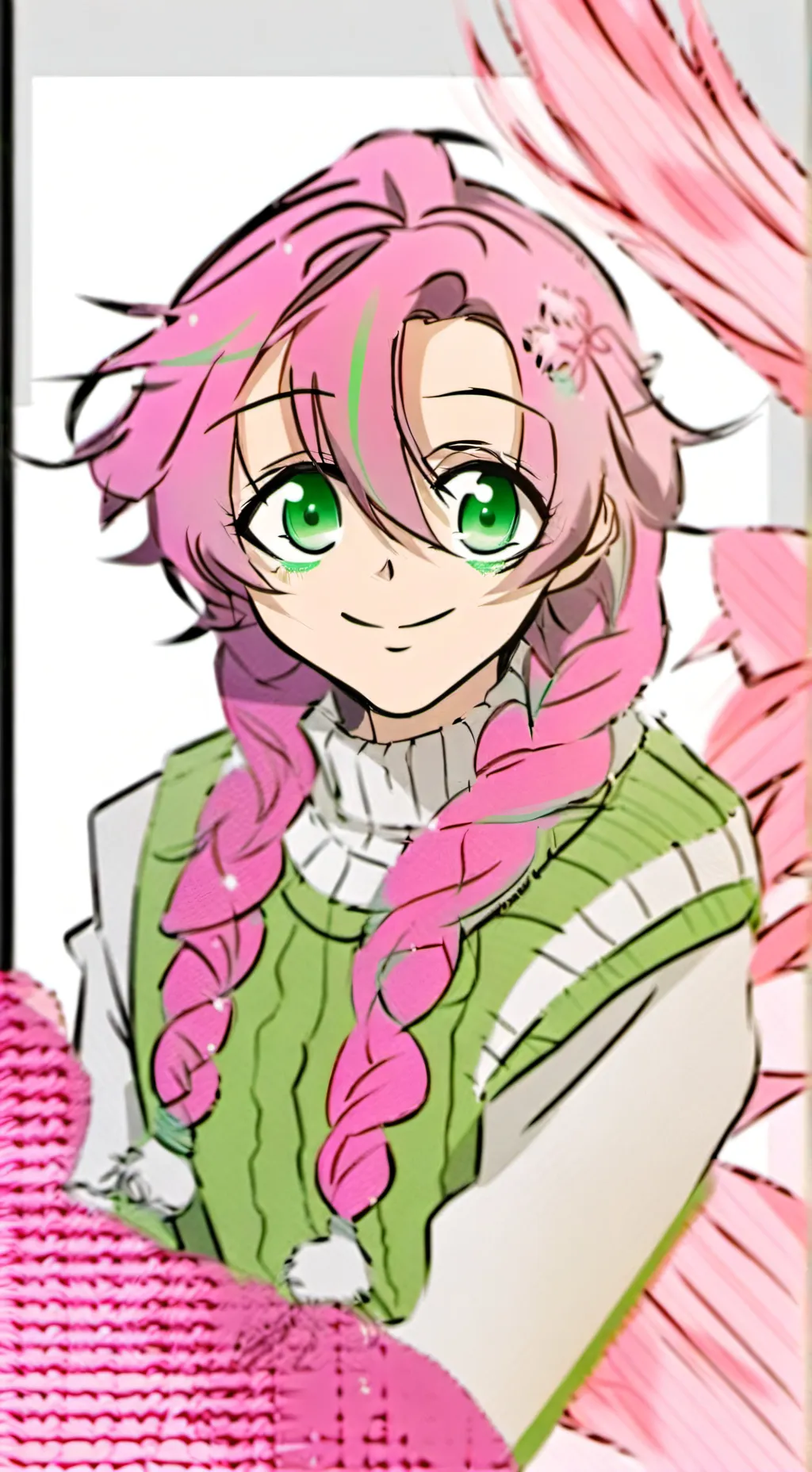 ai character: 🍙Mitsuri Kanroji🍡🍧 background