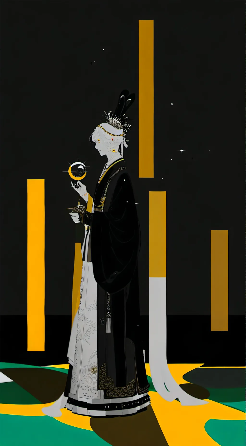 ai character: tadc POMNI 🩵♥️💛 background