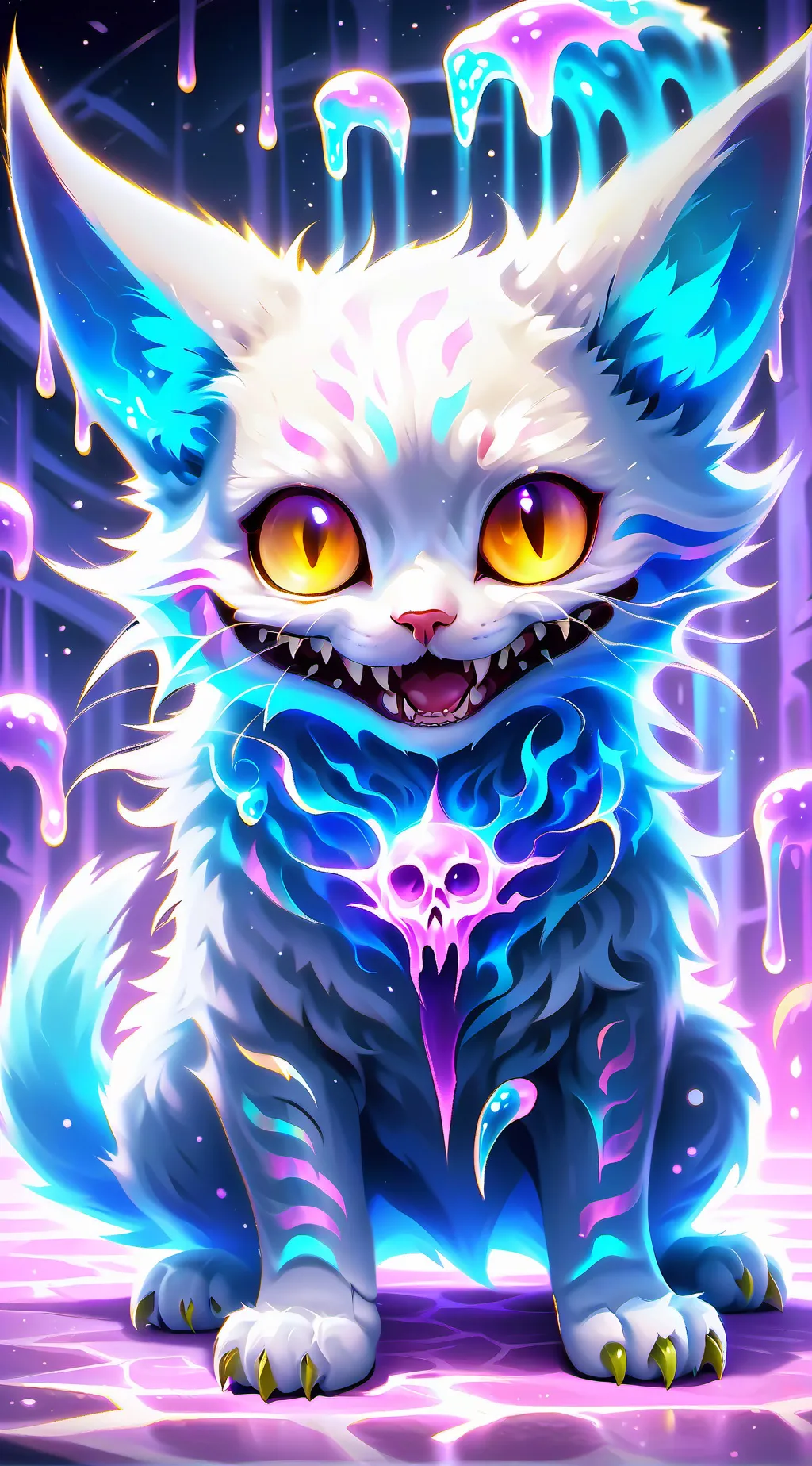 ai character: imagine cat background