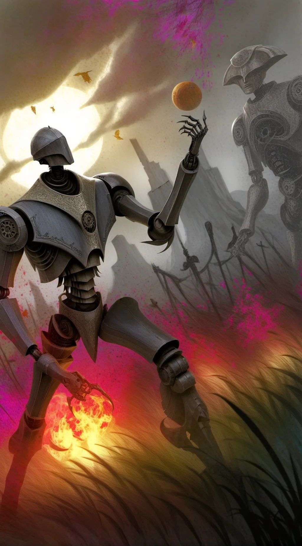 ai character: ideas plz background