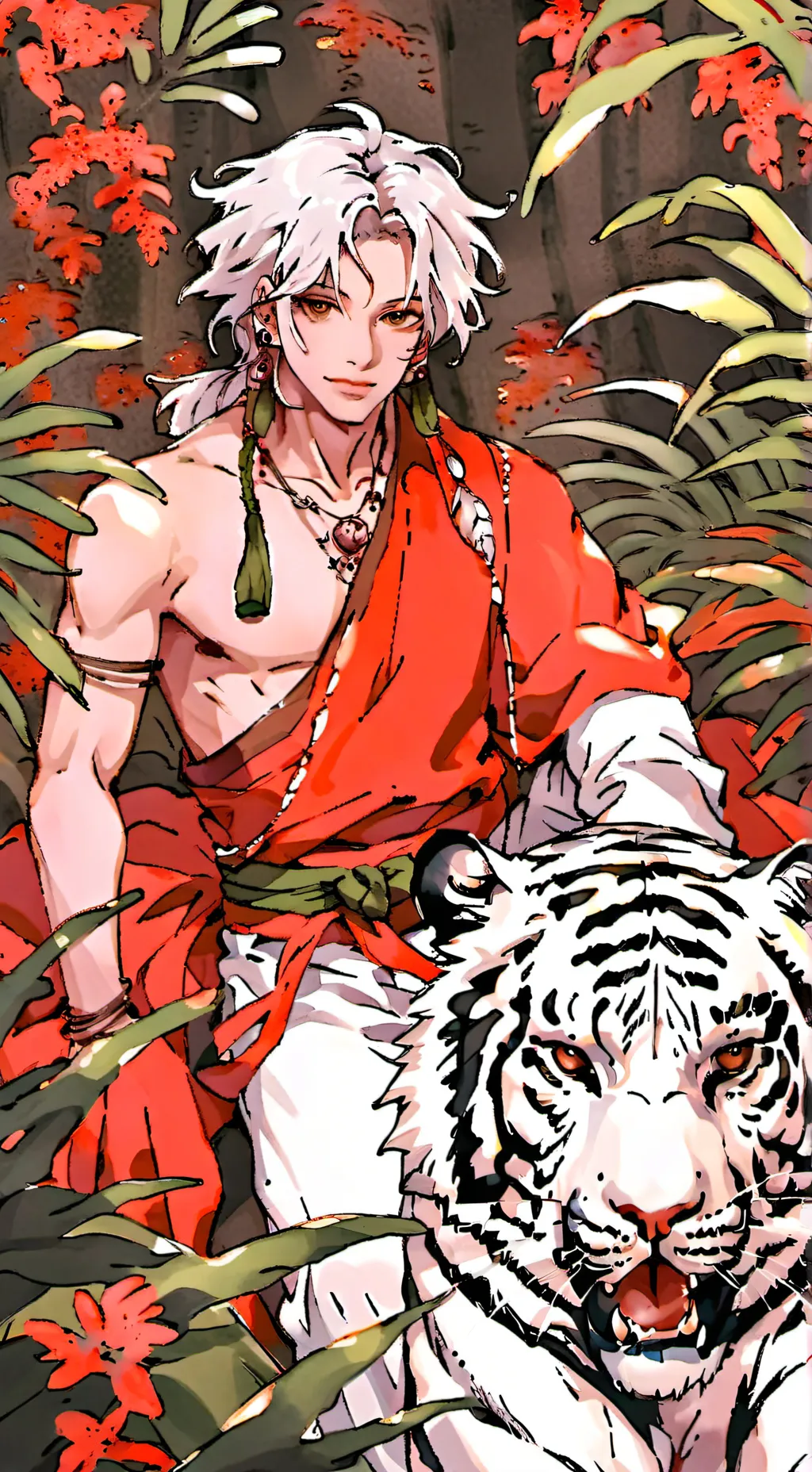 ai character: Byakko background