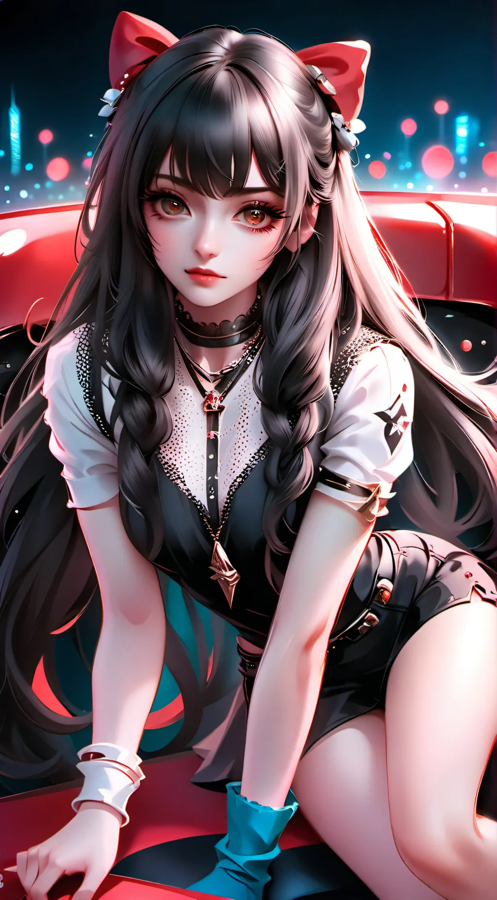 ai character: Rose background