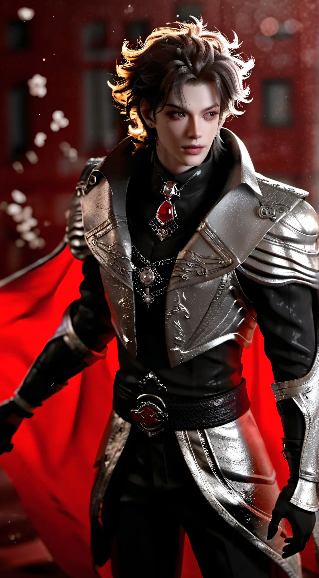 ai character: fierce background