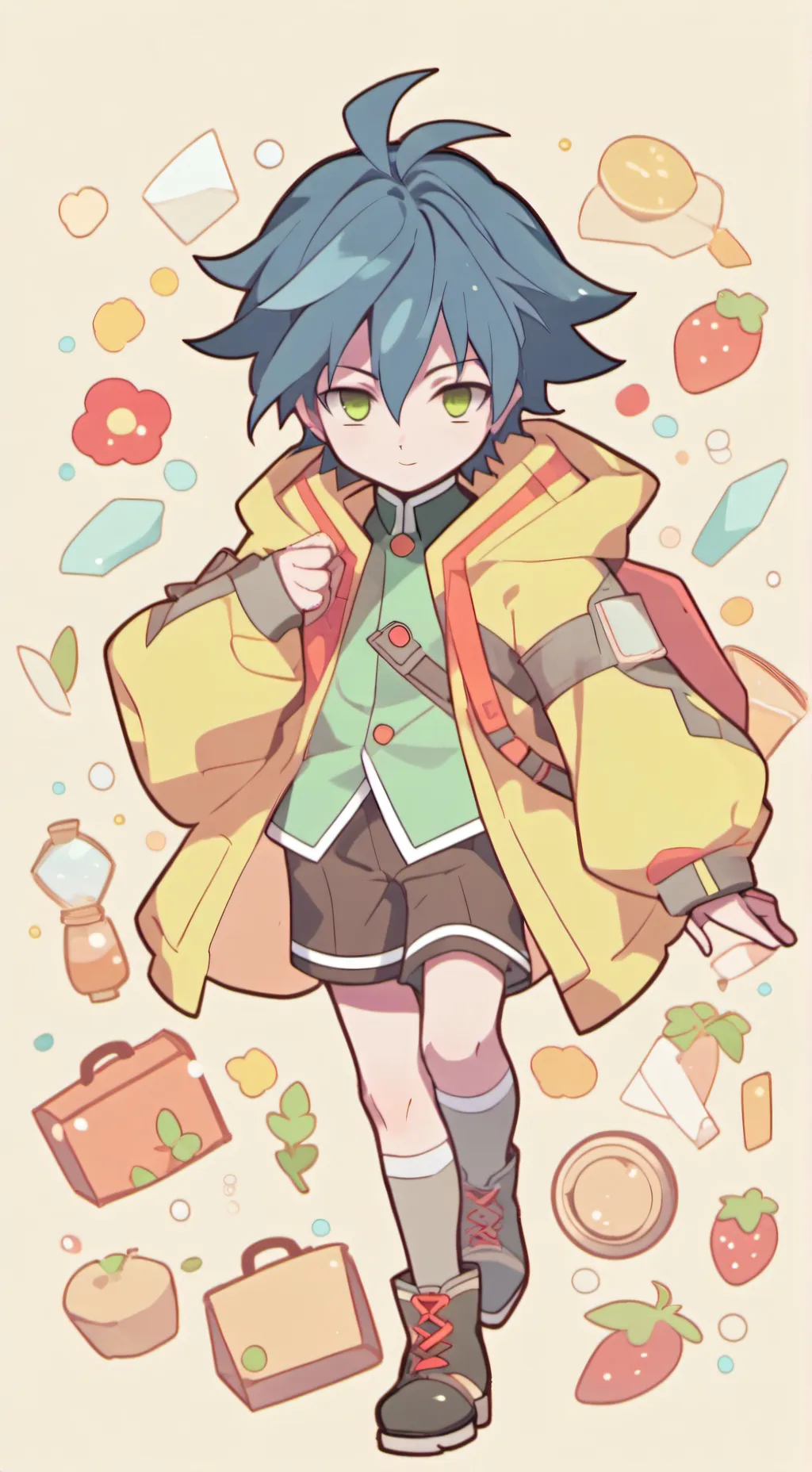 ai character: NOEL MHA! background
