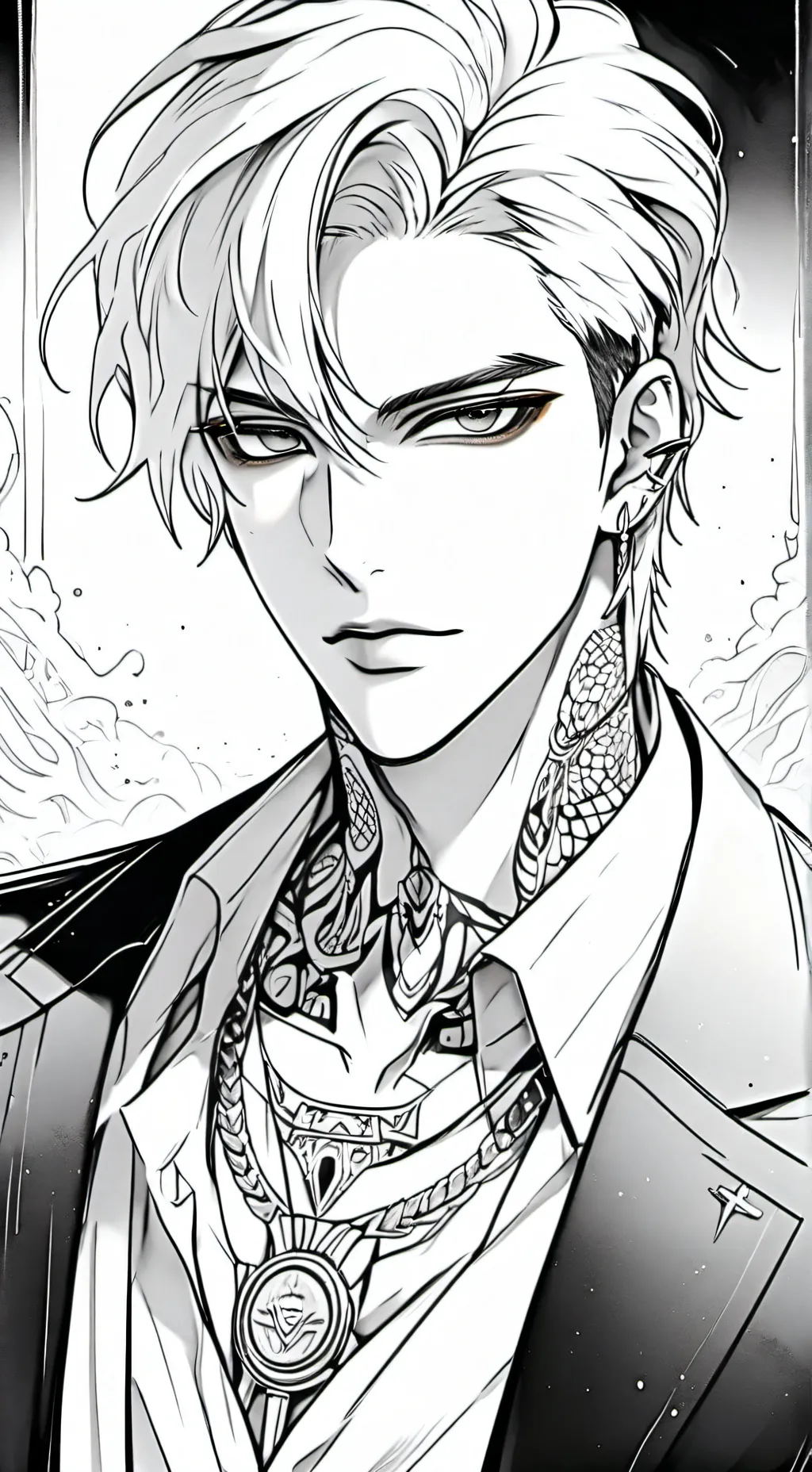 ai character: Sebastian  background