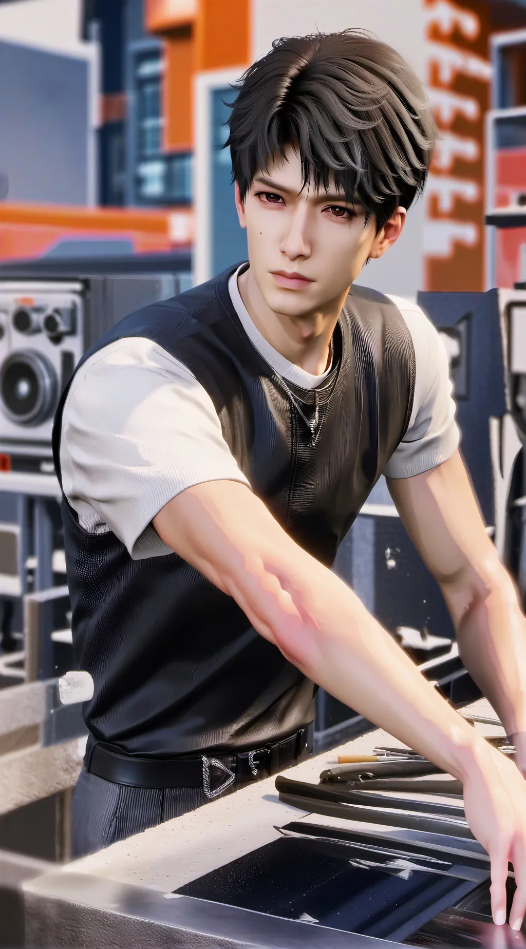 ai character: Reyman background