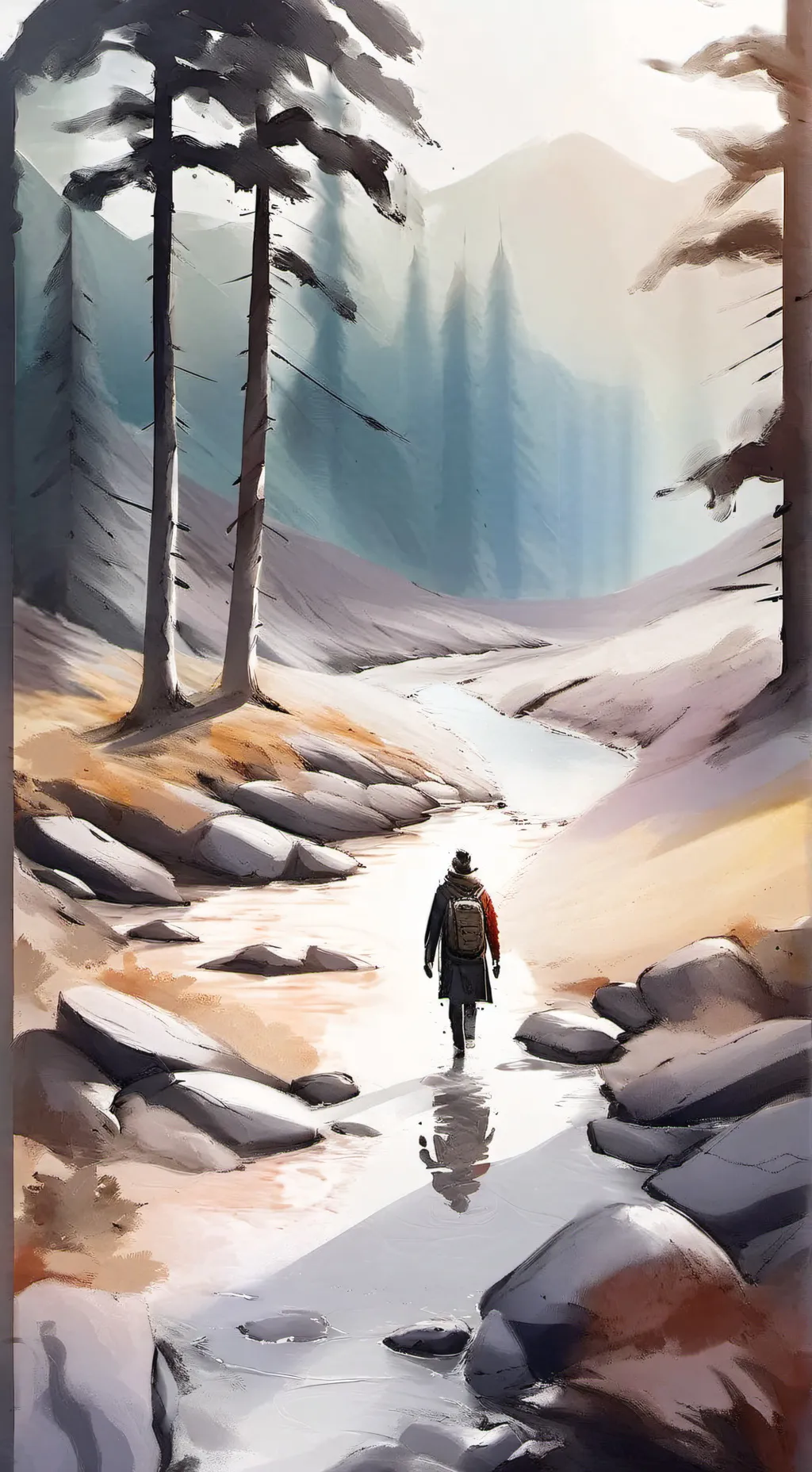 ai character: Camping background