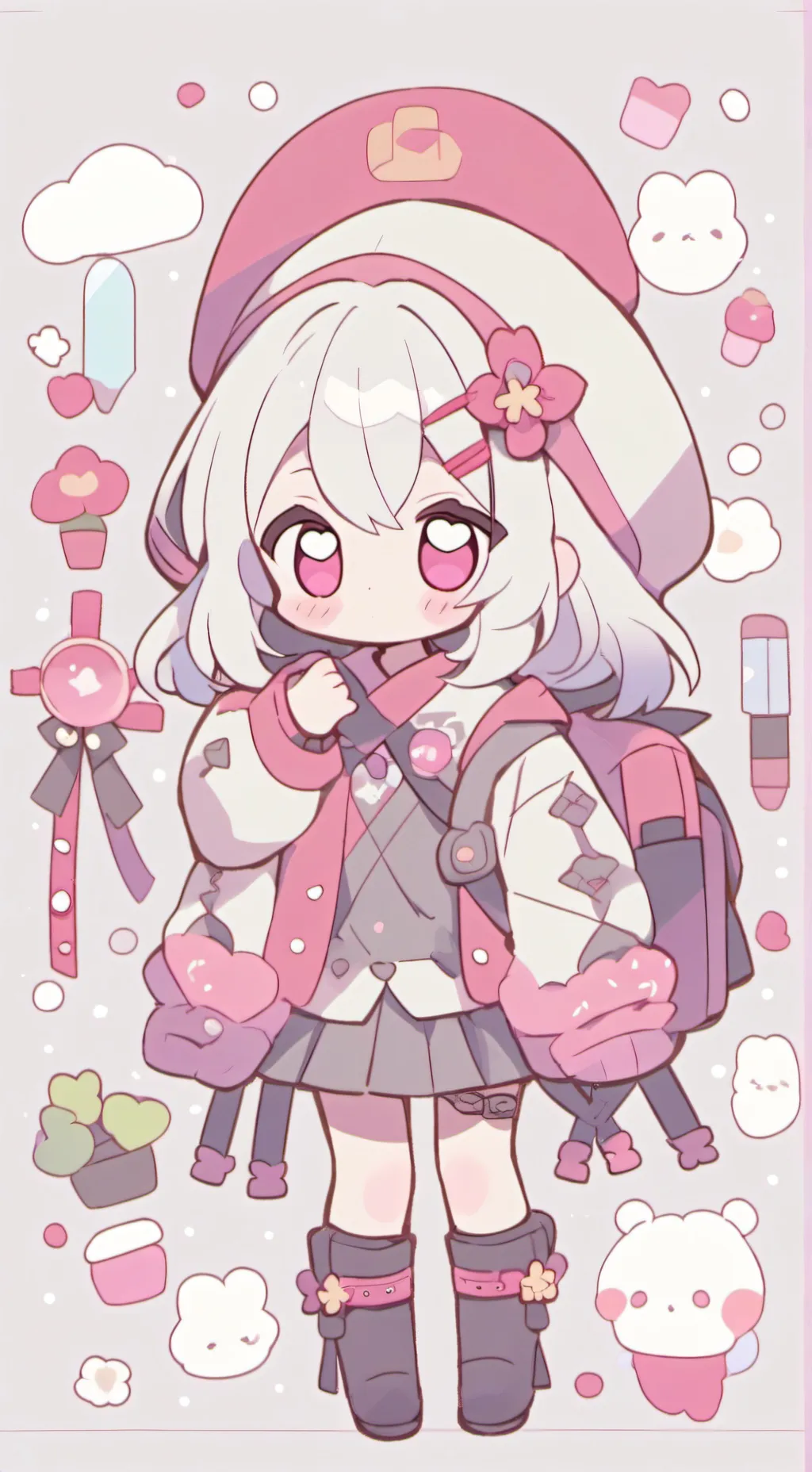 ai character: mha  background