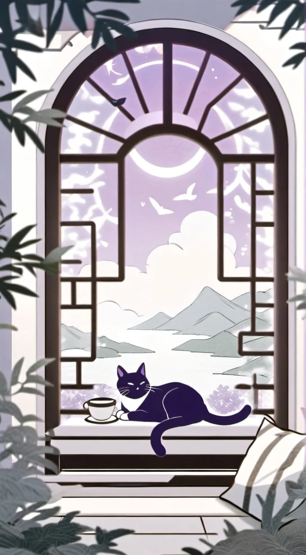 ai character: Catnap :D~ background