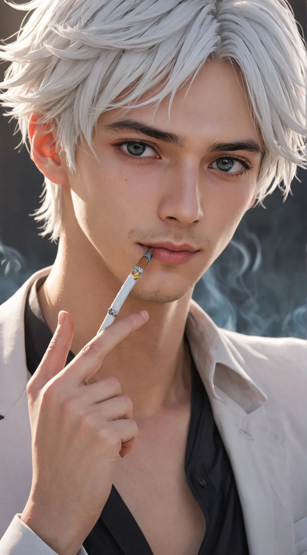 ai character: Smoking Hot Rival background