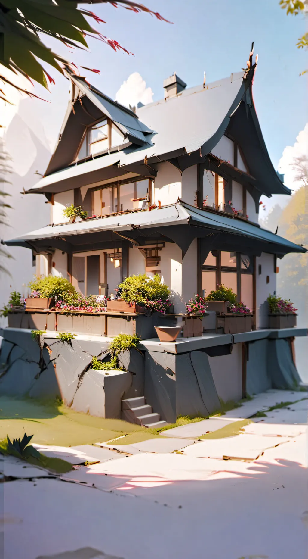 ai character: mha dorms background