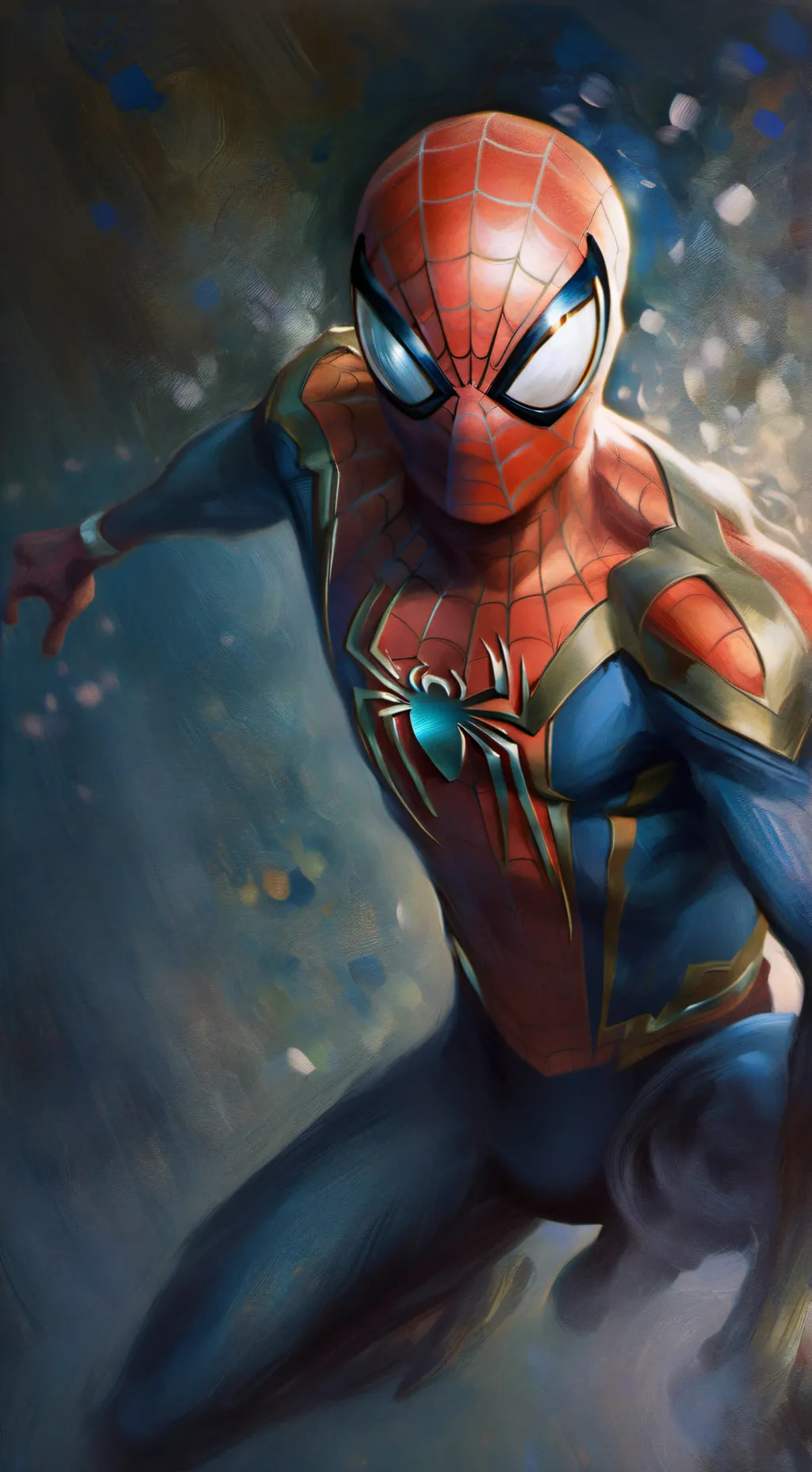 ai character: spider-man background