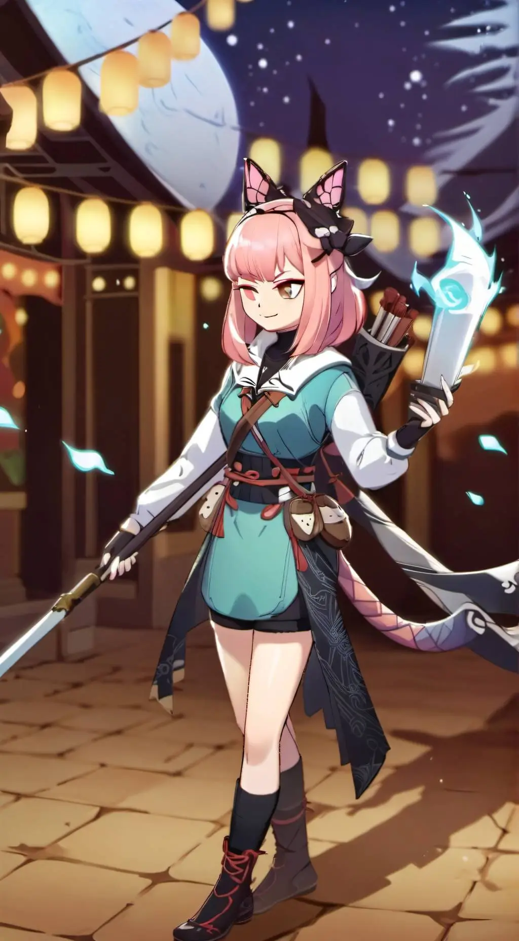 ai character: Melodie  background