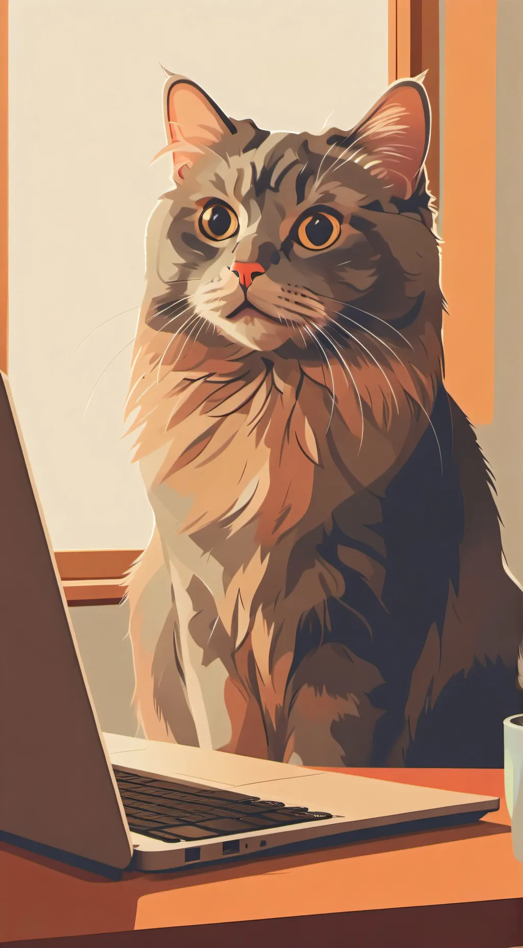 ai character: WhiskerSurf background