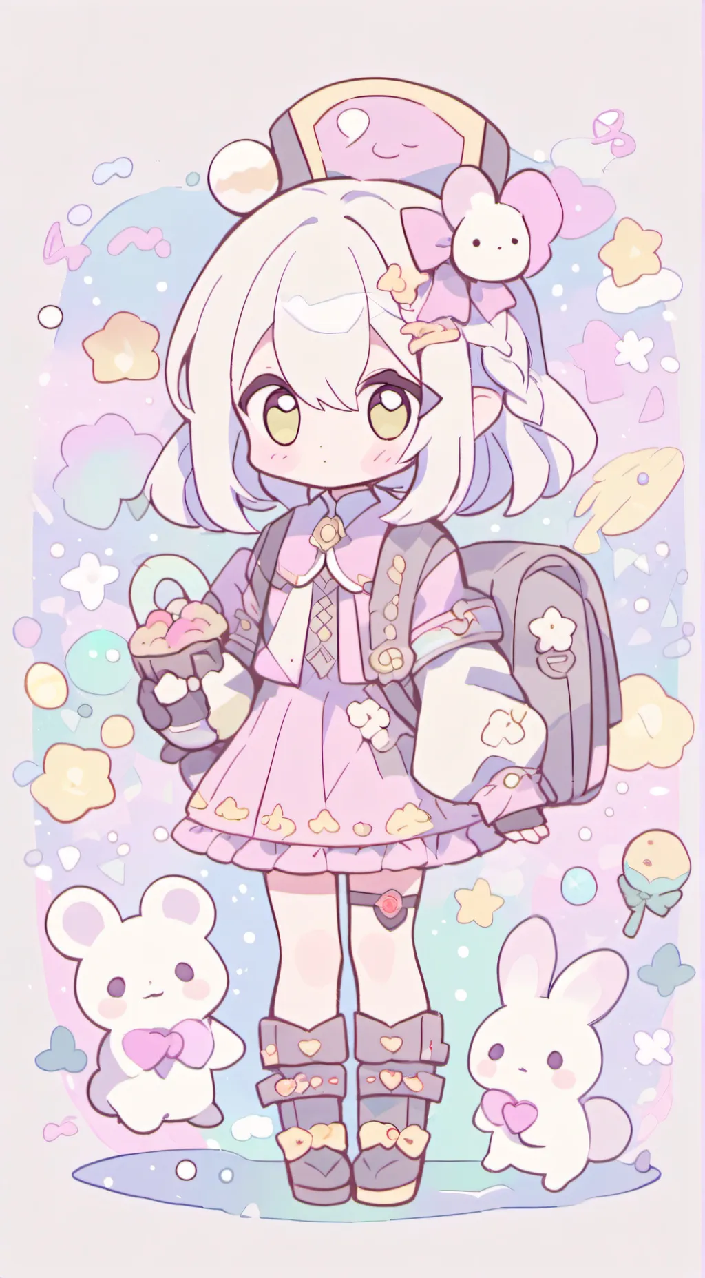 ai character: MHA kiss background