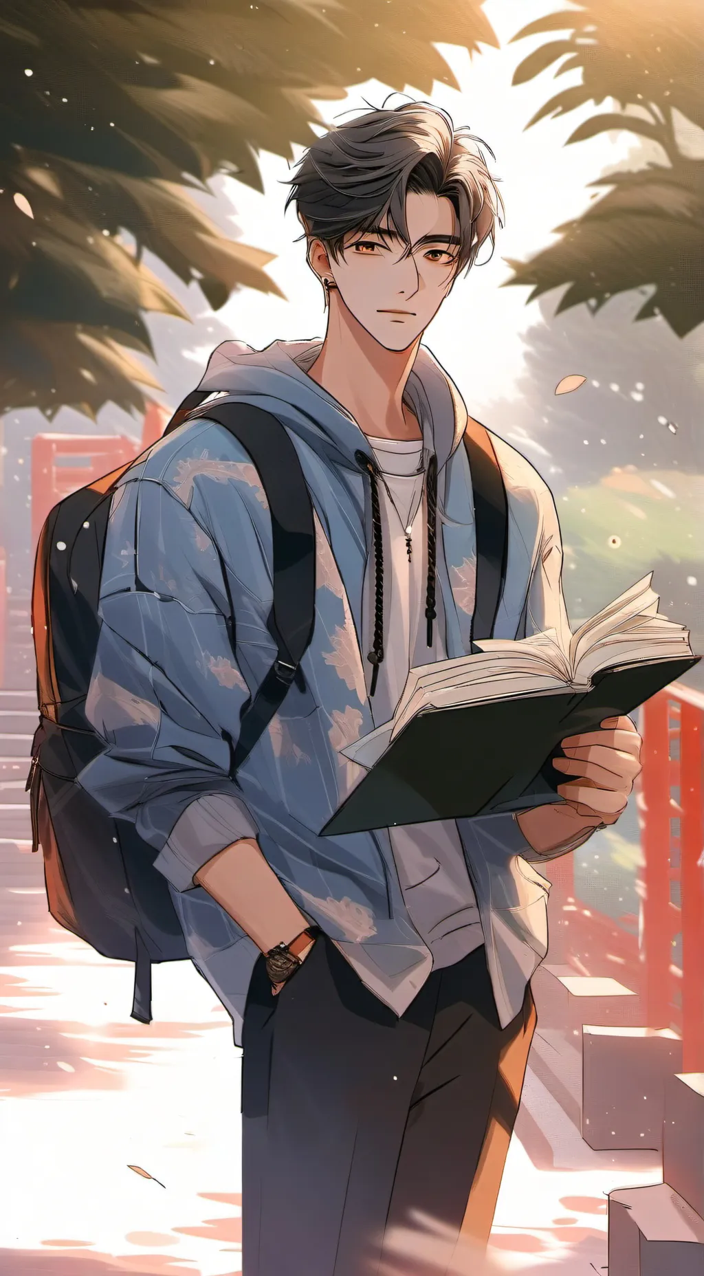 ai character: Luke background