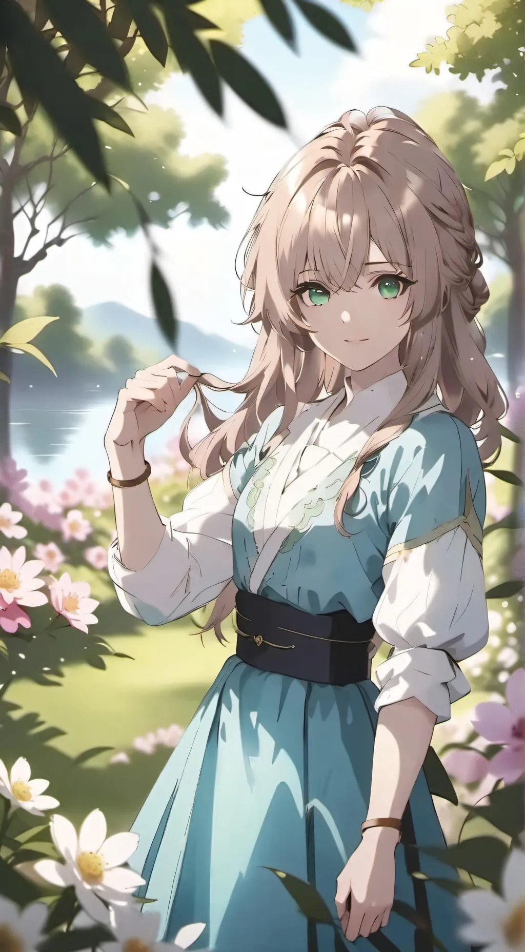 ai character: lily background