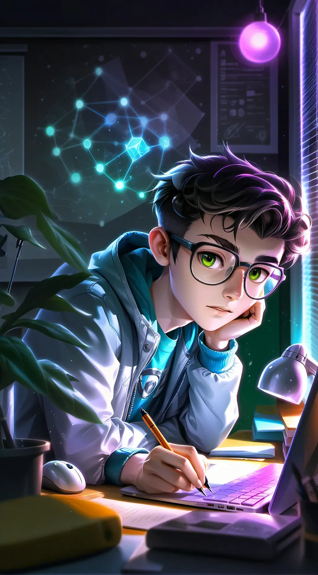 ai character: AI Defender Tycoon background