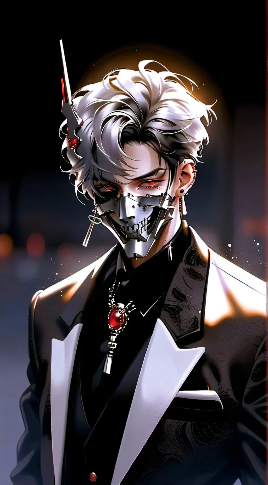 ai character: Glitch?... background