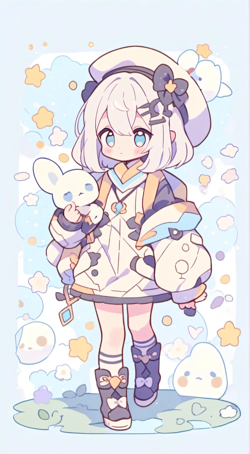 ai character: wa10 x Kevin  background