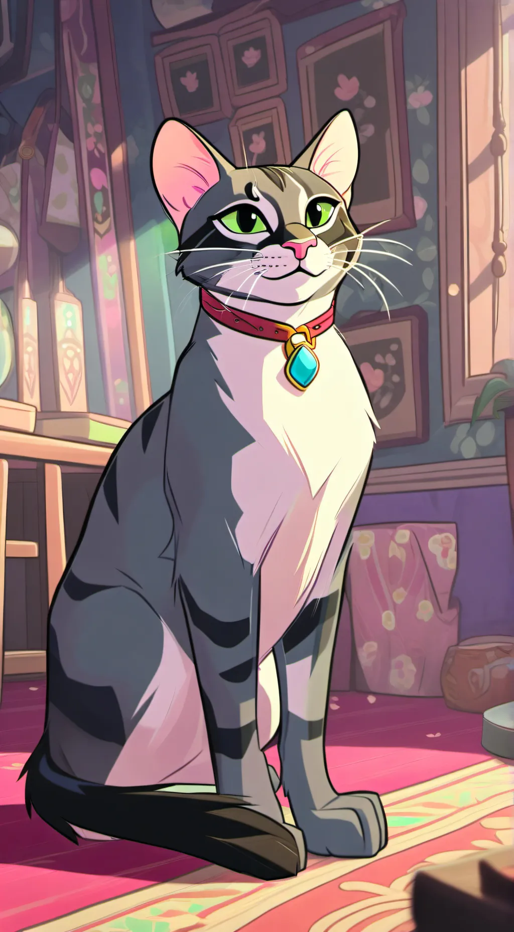 ai character: Gato background