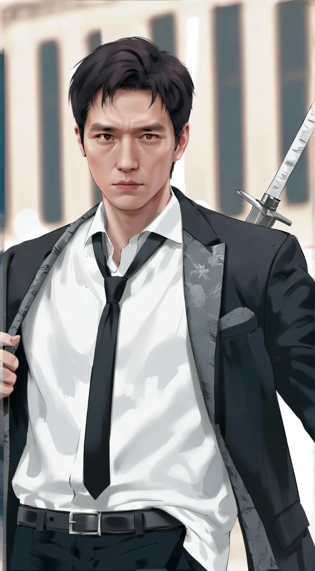 ai character: Gi-hun background
