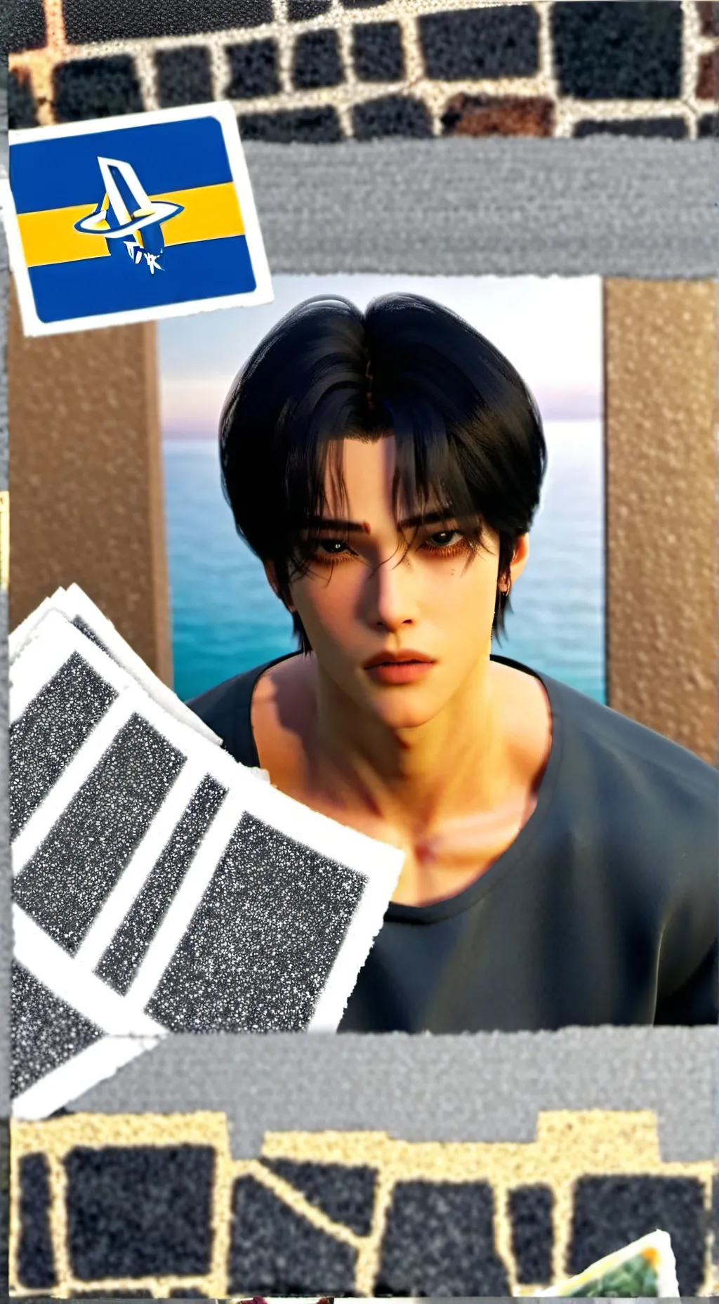 ai character: Aarón  background