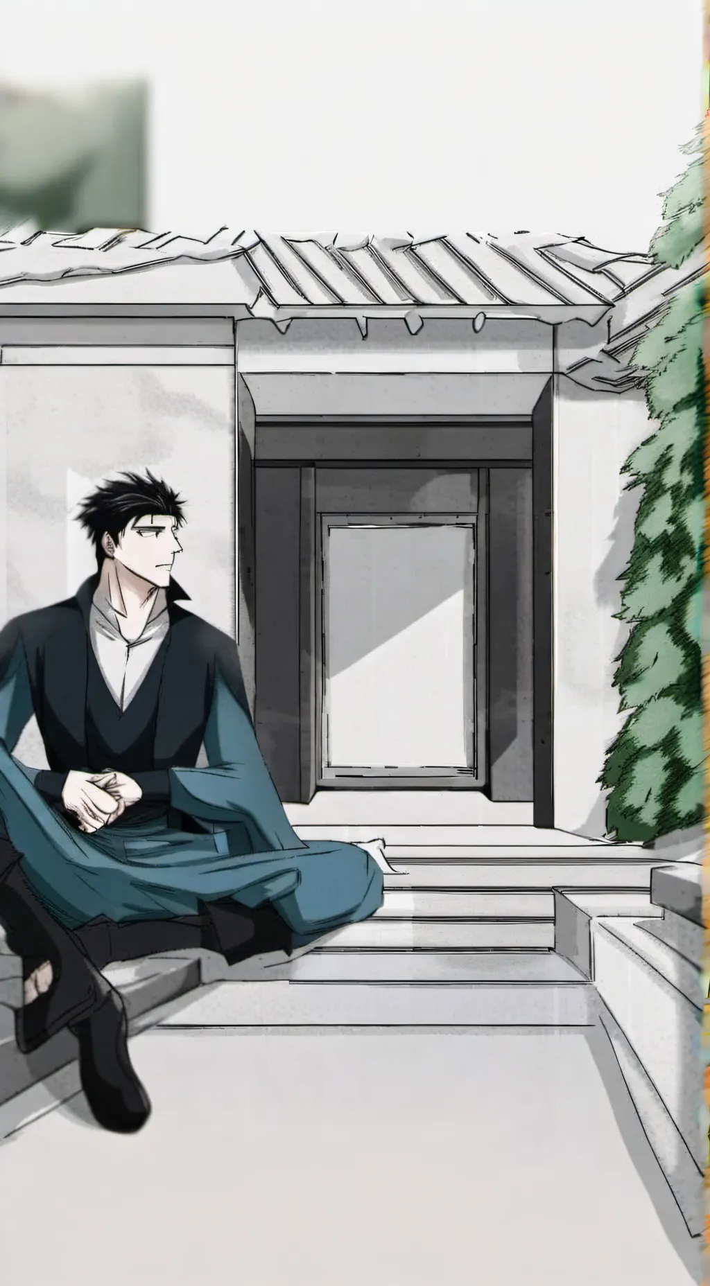 ai character: SHUTLINE background