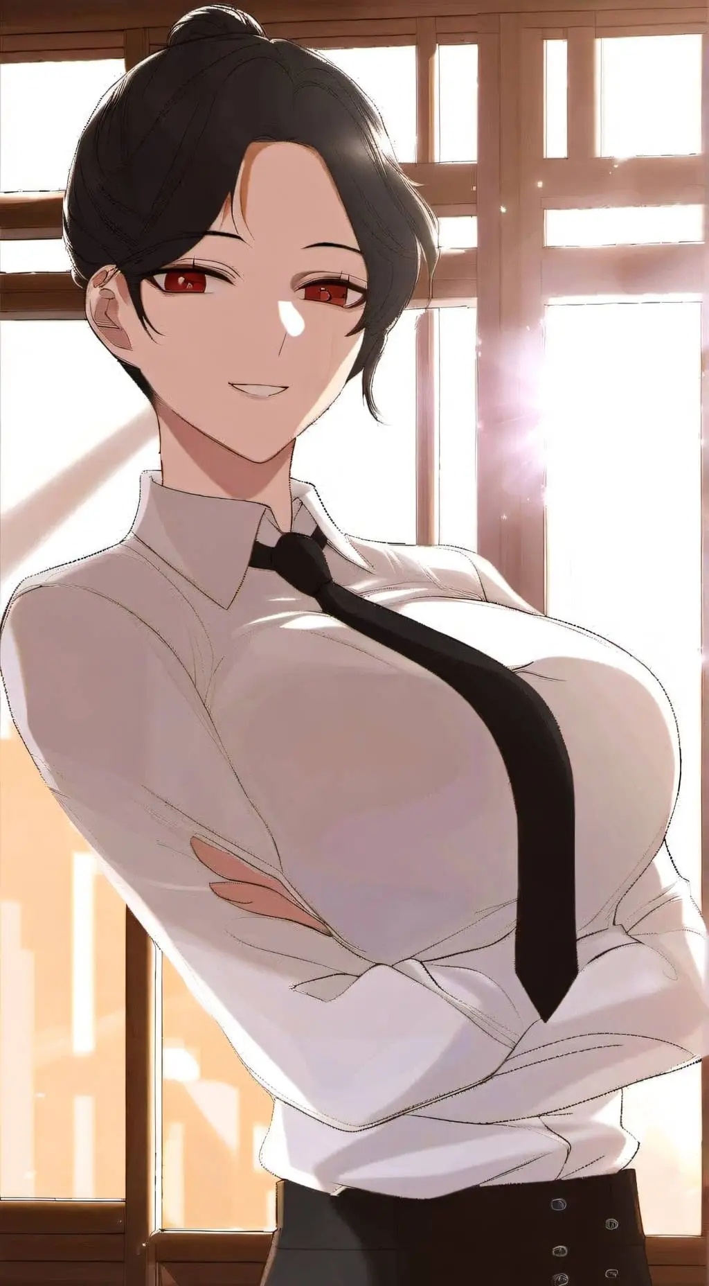 ai character: Tina. background