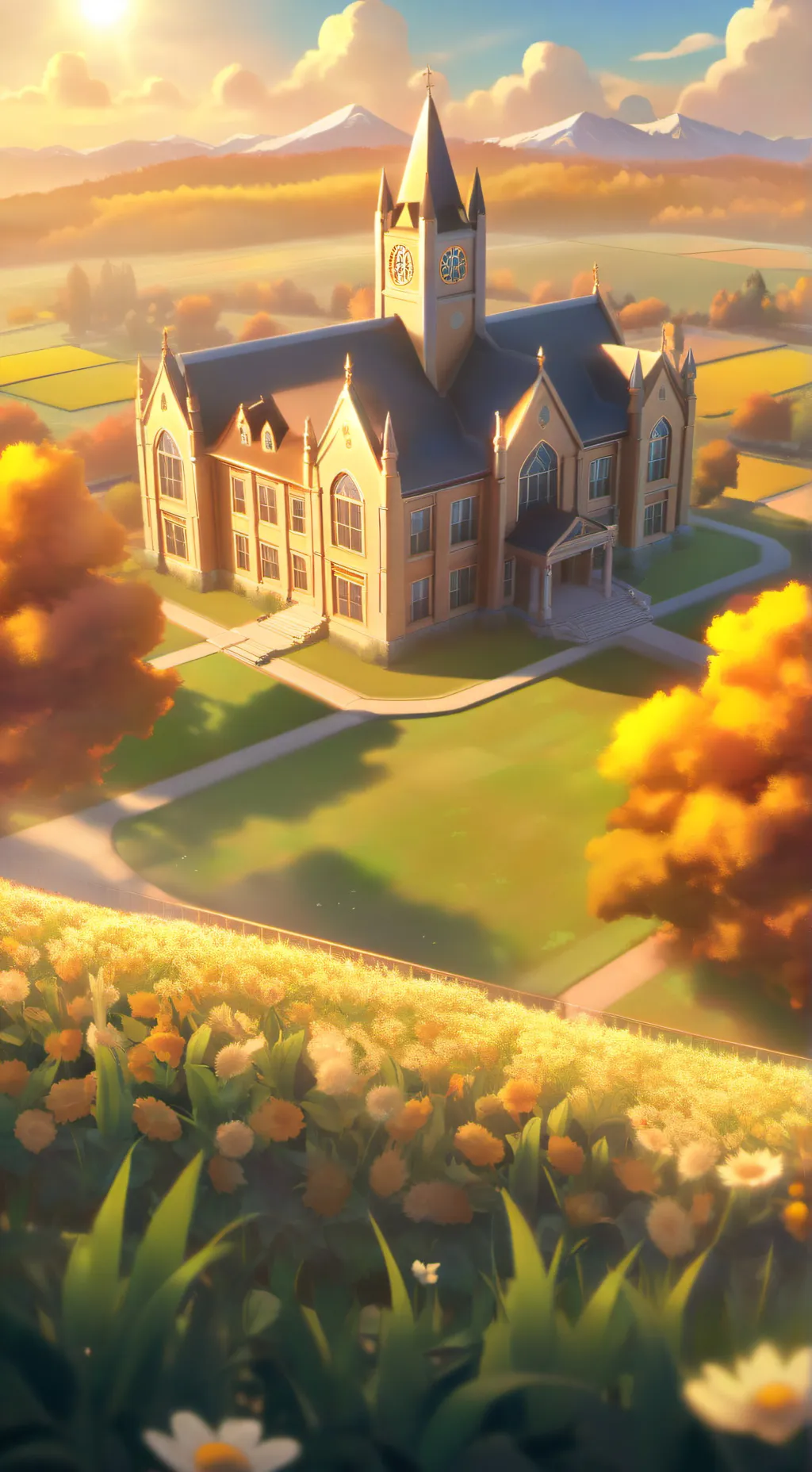 ai character: My sc school  background