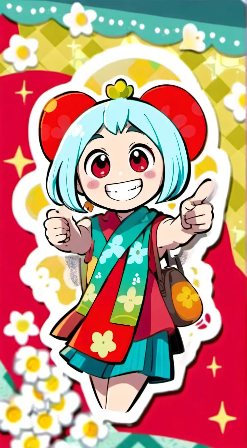 ai character: Dandy  background