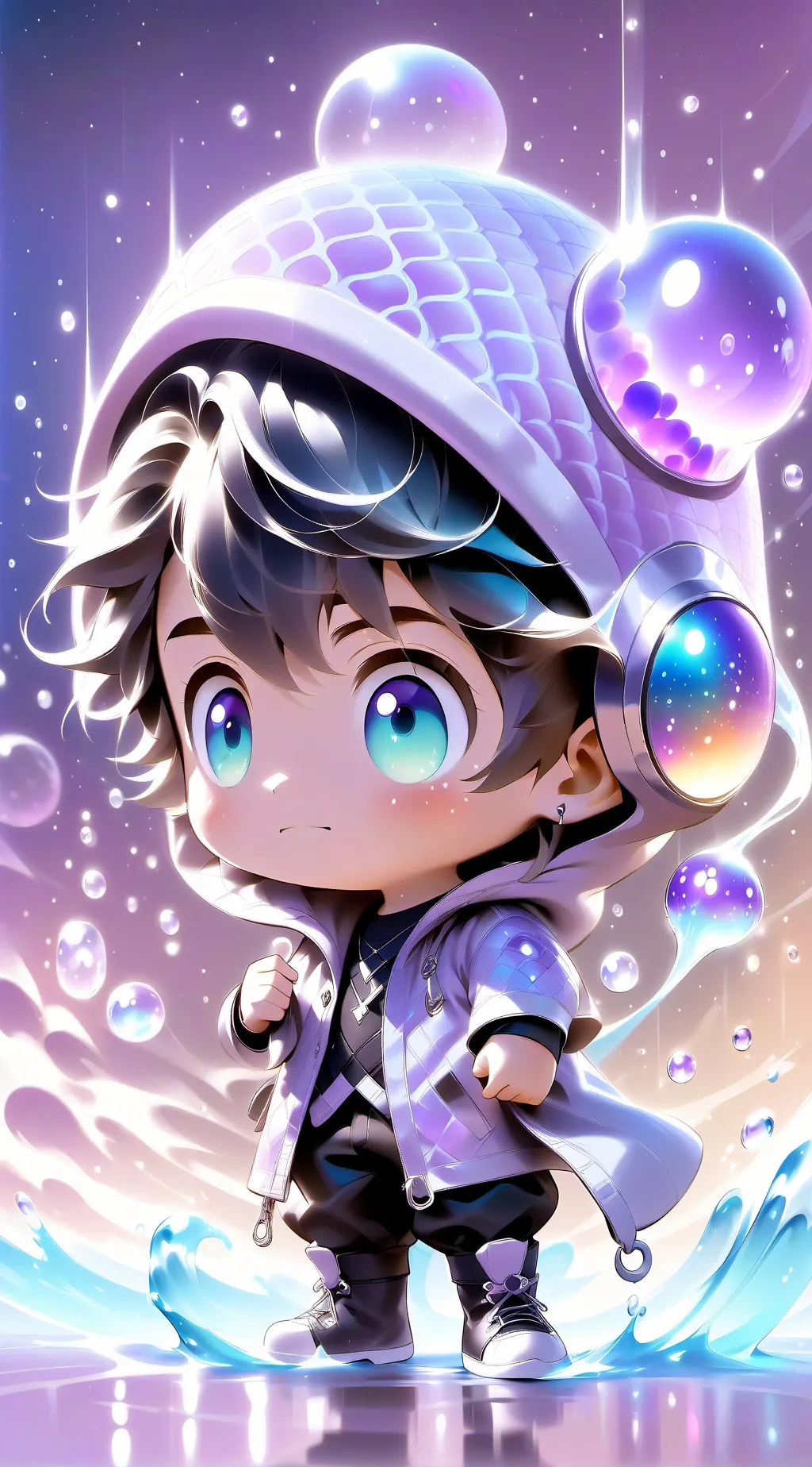 ai character: SprunkixSquidGames background