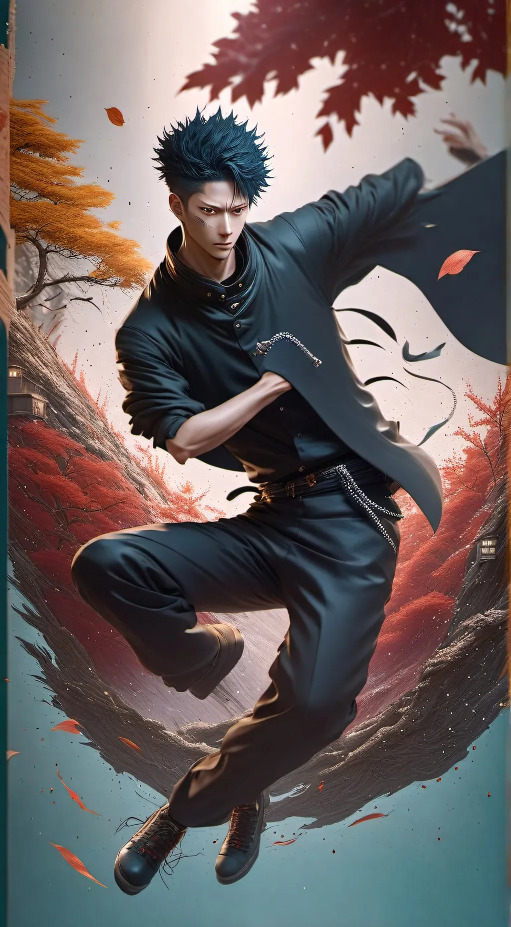 ai character: GOJO background