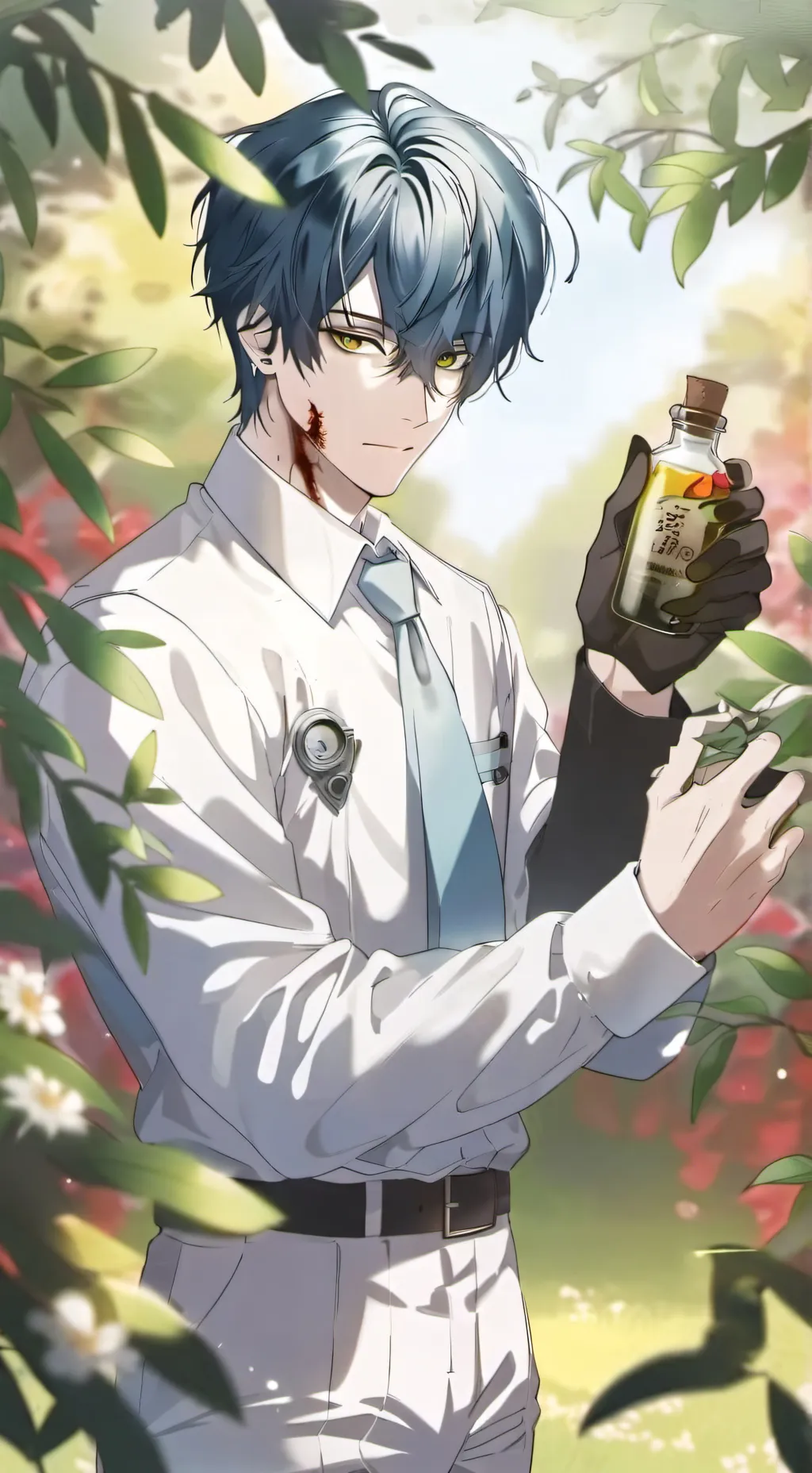 ai character: Zombie scientist background