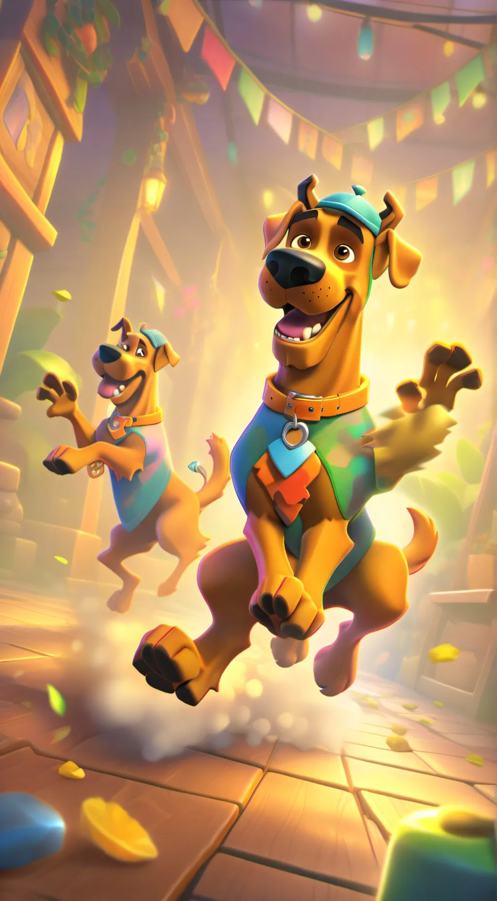ai character: scooby doo background