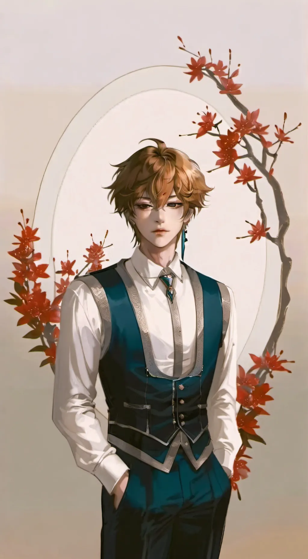 ai character: Austin  background