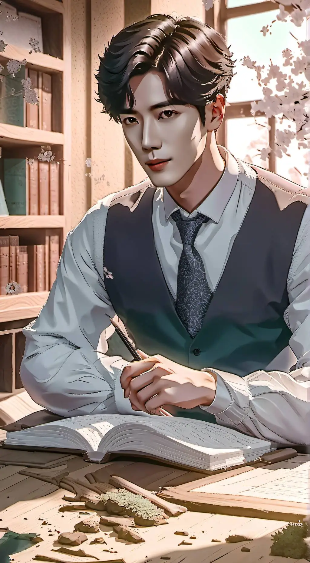 ai character: Changmin (장민) background